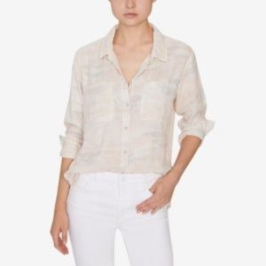 Sanctuary Favorite Boyfriend Cotton Shirt in Camo